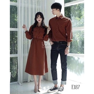 ÁO ĐÔI - Áo sơ mi váy đôi thời trang Hàn Quốc - LoviCouple - Có FeedBack