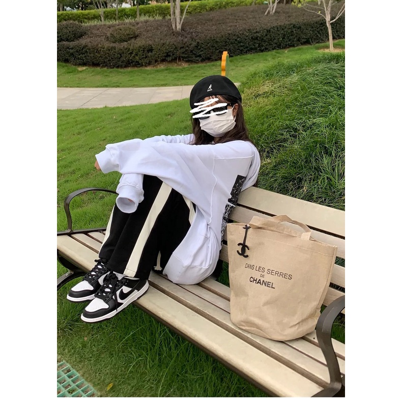 NRVP Quần Thể Thao Dài Dáng Rộng Phong Cách Thời Trang Hàn Quốc