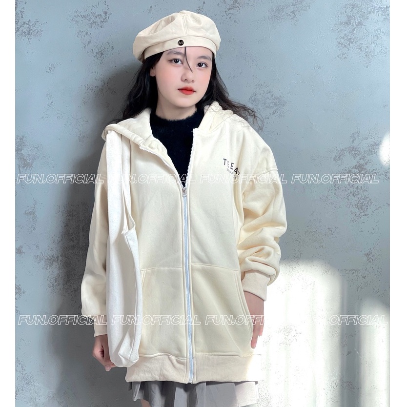 Áo Hoodie Zip Local Brand TEELAB Unisex Basic Kéo Khóa đủ tag