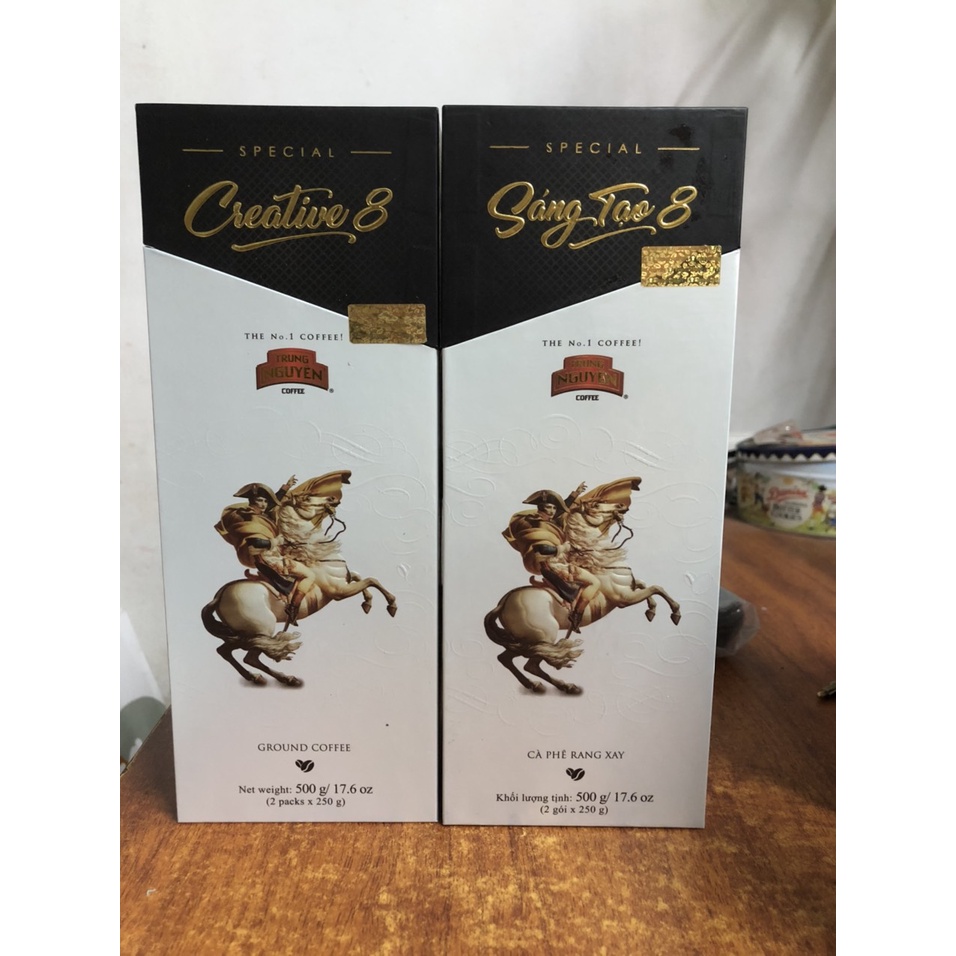 Cà phê Sáng tạo 8 - Trung Nguyên 500gr date mới-ảnh thật
