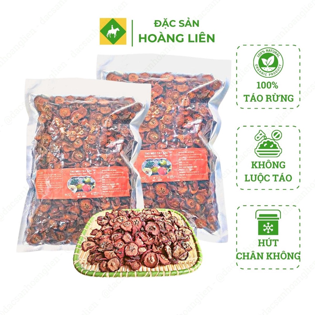 Táo mèo khô ngâm rượu đặc sản tây bắc, táo mèo rừng đồi thông má hồng - Hoàng Liên