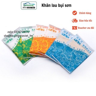Giẻ lau, khăn lau bụi sơn làm sạch bề mặt - Vật tư sơn PTT Garaviet