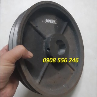 Puly 25 com cốt 42mm hai rãnh b