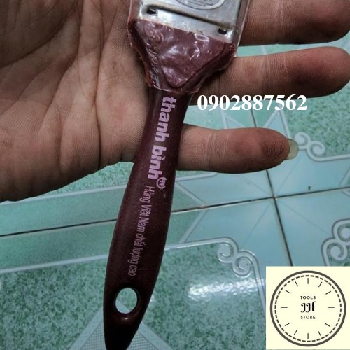 cọ sơn cán nâu thanh bình 1.5inch 28mm