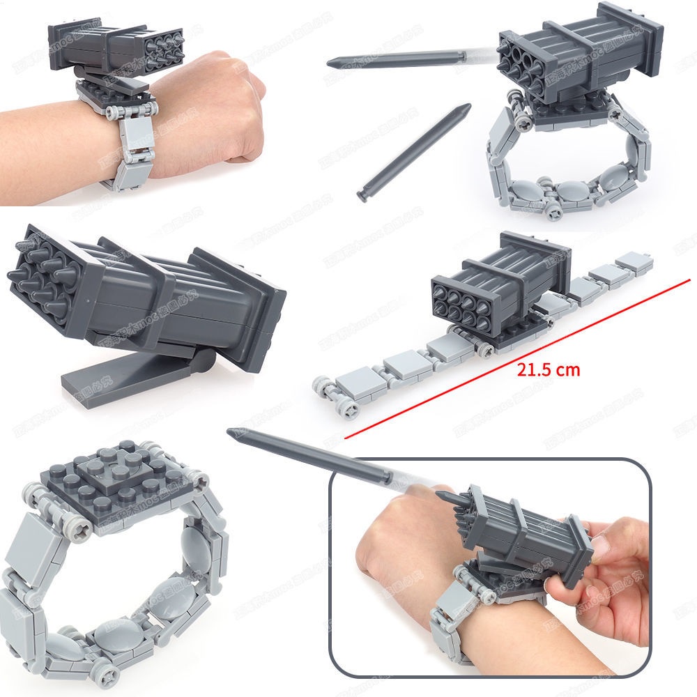 Bộ Đồ Chơi Lego Lắp Ráp Mô Hình 2 Bàn Tay Có Vũ Khí Ẩn Độc Đáo