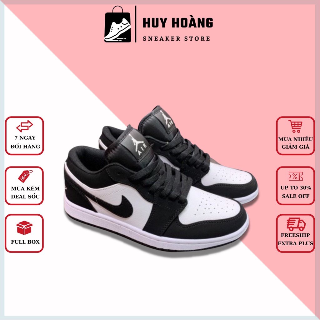 Giày thể thao 𝗝𝗼𝗿𝗱𝗮𝗻 𝗣𝗮𝗻𝗱𝗮 nam nữ , giày 𝗝𝗼𝗿𝗱𝗮𝗻 cổ thấp panda màu đen trắng G275 Full Box