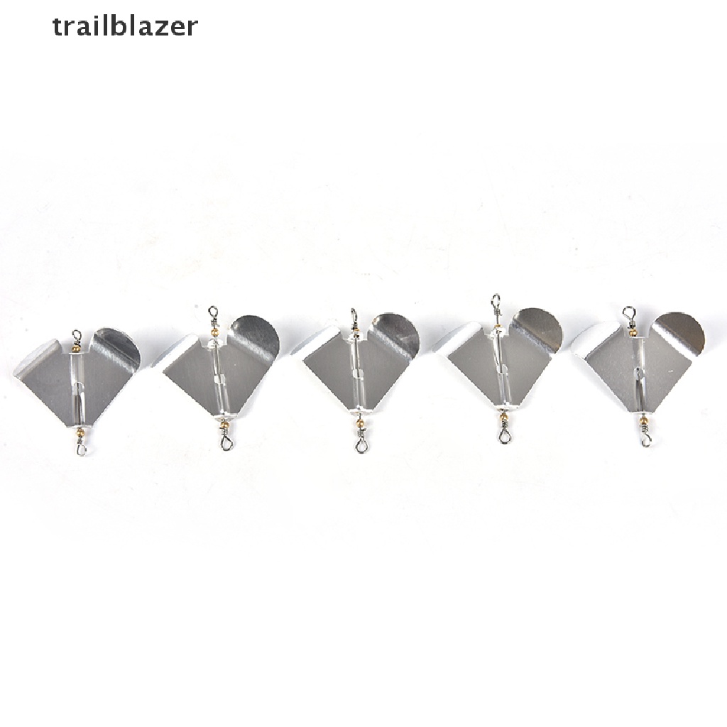 Set 5 Mồi Giả Nhử Cá Bằng Kim Loại Gắn Kèm Móc Câu Tiện Dụng UIO