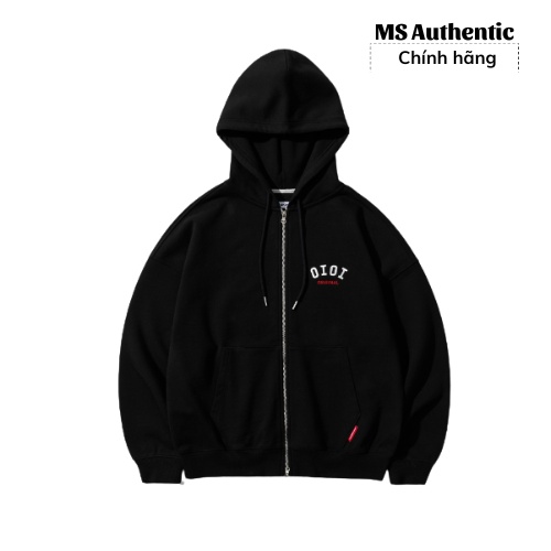 【Order】Áo khoác nỉ Oioi chính hãng Hàn Quốc có mũ kéo khóa dài tay
