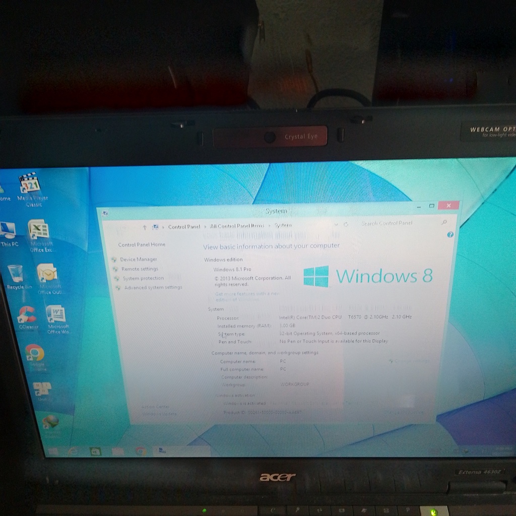 laptop acer extensa 4630z