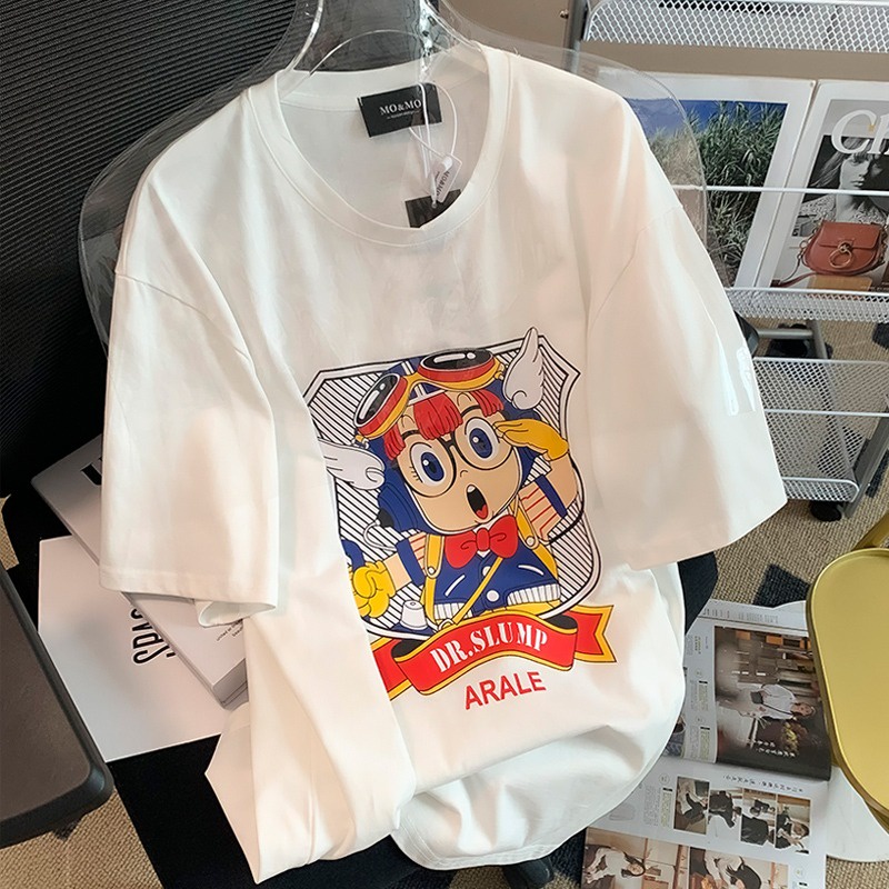 NRVP Áo Thun Unisex Mùa Hè Dáng Suông Tay Cộc Phong Cách Hàn Quốc Cho Nam Nữ