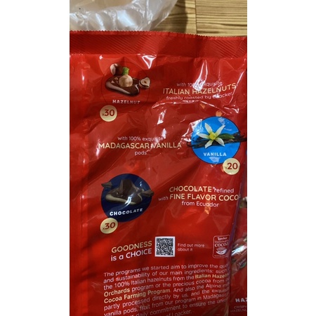 Bánh xốp Loacker Minis Mix 800g