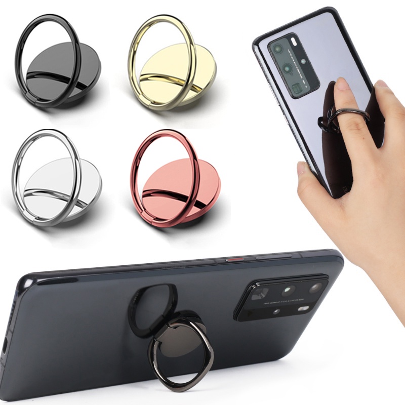 Giá Đỡ Điện Thoại Dạng Nhẫn Xoay 360 Độ Tiện Dụng Nhiều Màu Sắc Tùy Chọn