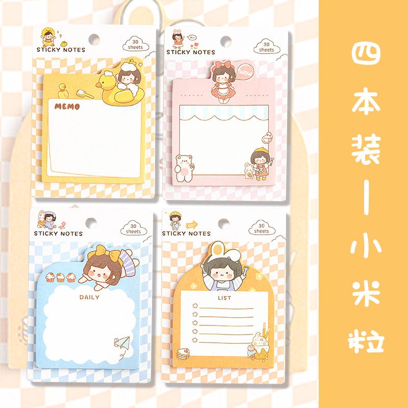 #Giá Sỉ - Giấy note ghi chú dán được mix nhiều hình dễ thương  Giá Sỉ
