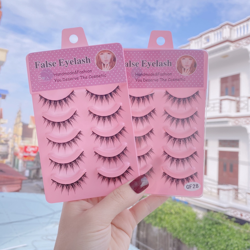 Mi giả tự nhiên 5 cặp GF28 cao cấp siêu đẹp chuyên cho makeup chính hãng NTH STORE