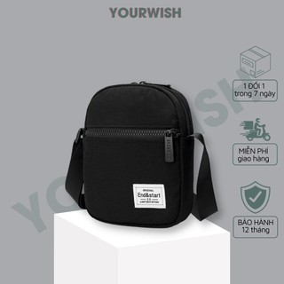 Túi đeo chéo basic messenger mini bag thời trang nam nữ unisex nhật bản TD40
