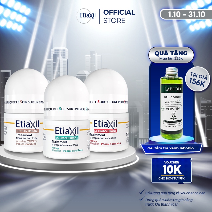 Lăn khử mùi Etiaxil 15ml