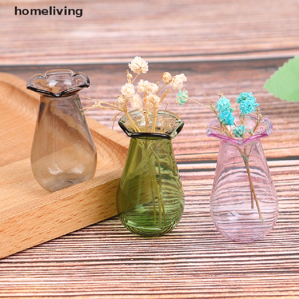 Chậu Kính Trồng Cây Mini Tỉ Lệ 1: 12 Trang Trí Nhà Búp Bê