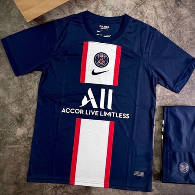 Bộ Quần Áo thể thao, bóng đá CLB PSG mùa 2023 -2024, vải cao cấp chất lượng, thấm hút mồ hôi, thoát nhiệt nhanh.