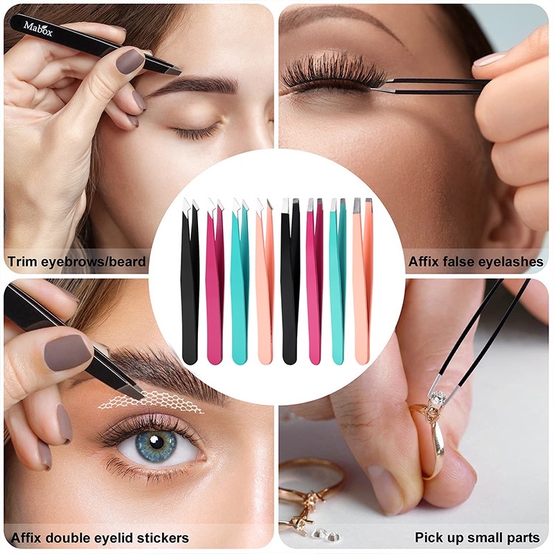 1 Nhíp Tỉa Lông Mày / Lông Mày Chuyên Nghiệp Bằng Thép Không Gỉ