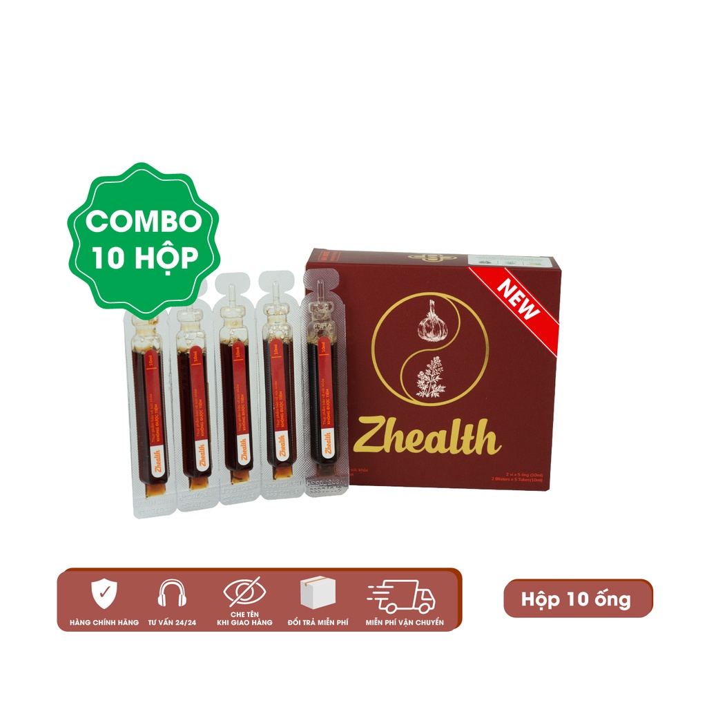 ZHE-Siro Giảm Ho, Ngứa Rát Cổ Họng, Khàn Tiếng, Cảm Cúm Zhealth Zlove- Bổ Phổi Từ Thảo Dược(Combo 10 Hộp) ZLOVE