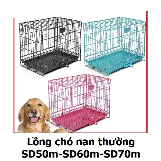 [Mã BMLT35 giảm đến 35K đơn 99K] SD- Chuồng Lồng cho thú cưng nhỏ dạng gấp gọn sơn tĩnh điện sd35m sd50m chuồng chó mèo