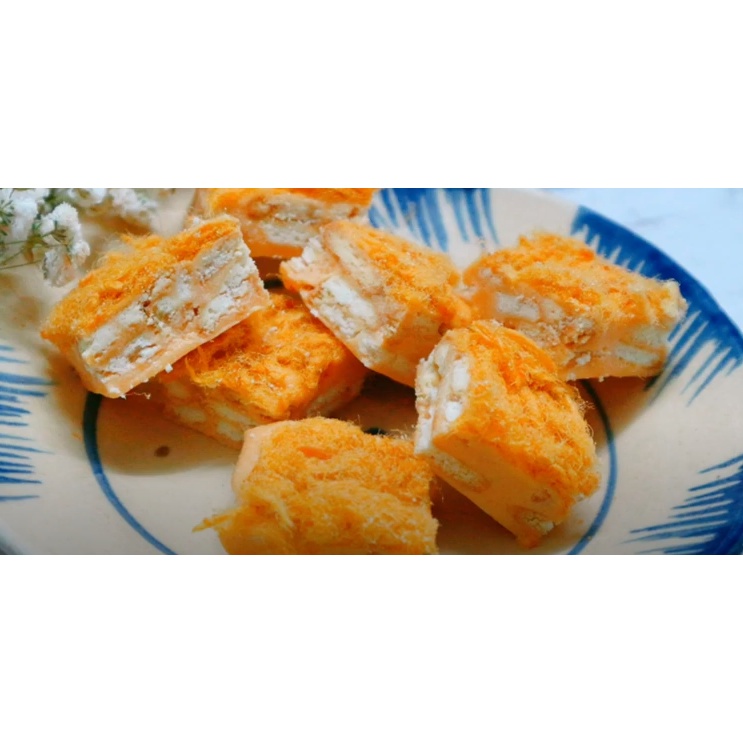 Chà bông gà/ heo làm bông lan trứng muối, bánh....