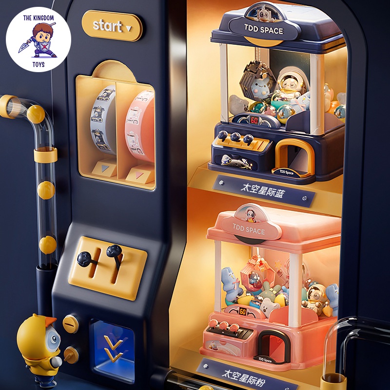 Máy Gắp Thú Bông Mini Phi Hành Gia Kích Thước Lớn Có Nhạc , Đèn, Nhiều Thú Bông Cho Bé / Đồ Chơi Trí Tuệ / Thông Minh