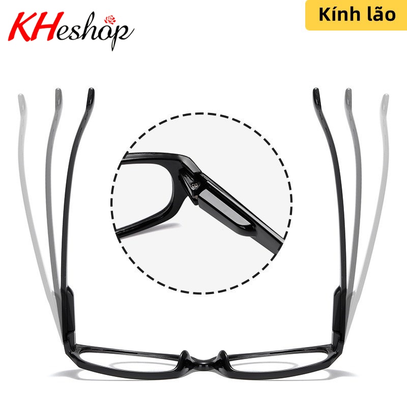 Kính Viễn Thị Đọc Báo Gọng Lò Xo , Hàng bán chạy tại các cửa hàng, chất liệu nhựa thông mã Y3725 đủ độ từ 1 tới 4 độ