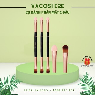 Cọ phấn mắt 2 đầu vacosi shader dual brush e2e