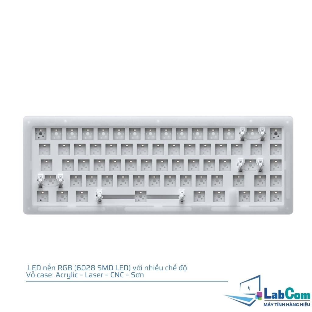 Kit bàn phím cơ có dây AKKO Acr 67 | Acr75 hỗ trợ thay nóng witch Hotswap 5 pin | Xuyên Led RGB | Lót foam tiêu âm