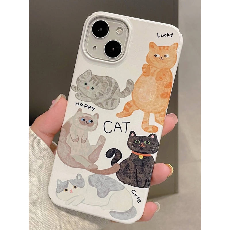 Ốp điện thoại hoạ tiết dễ thương thích hợp cho các dòng điện thoại Apple14 13promax 11promax 11 7/8plus xsmax