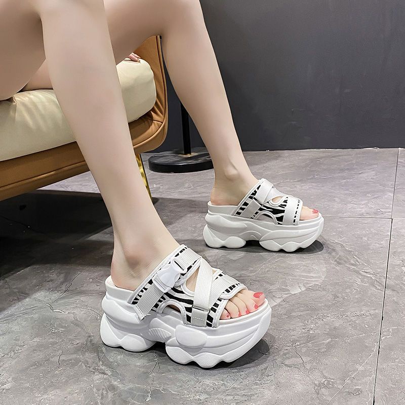 Dép bánh mì đế cao Dép đế xuồng Dép Đế Dày 7cm Tăng Chiều Cao Thời Trang Mùa Hè 2022 Cho Nữ