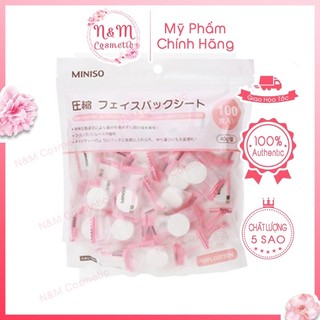 Túi Mặt Nạ Giấy Nén Miniso Nhật Bản