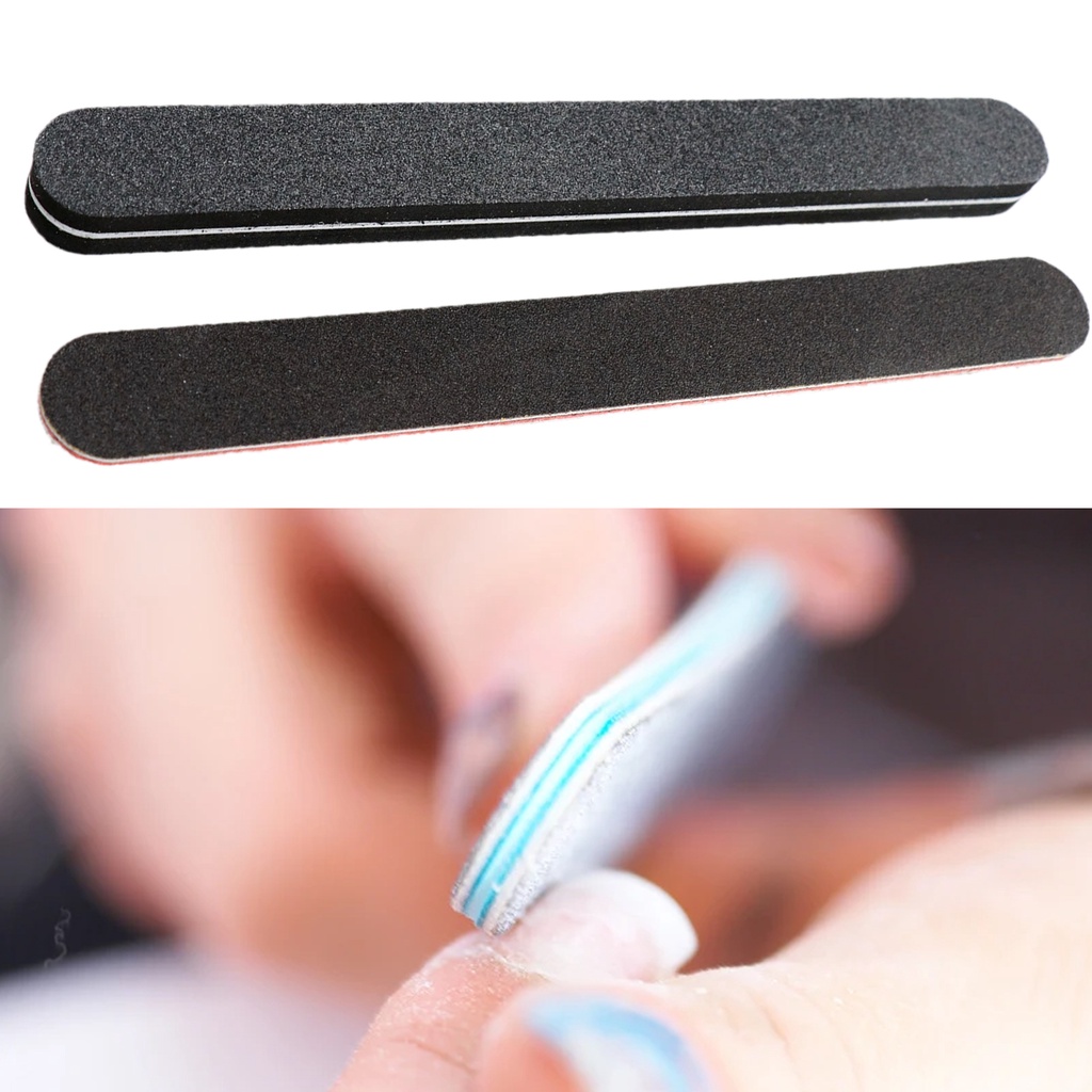 1 Bộ Dụng Cụ Dũa Móng Tay Đa Năng Chống Mài Mòn Kèm Khối Chà Nhám Cho Người Lớn