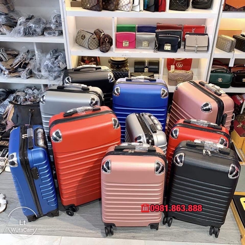 Vali Kéo Du Lịch Xách Tay Bo Góc Hàng Việt Nam Chất Lượng Cao Nhựa ABS/PC Cao Cấp Chống Vs Đập. Bảo Hành 5 Năm