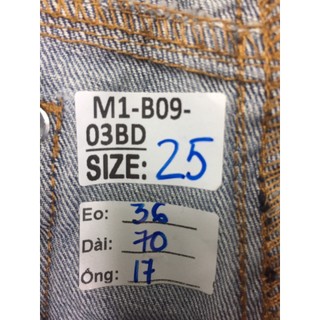 Quần Ngố Nữ B0903BD - Size 25