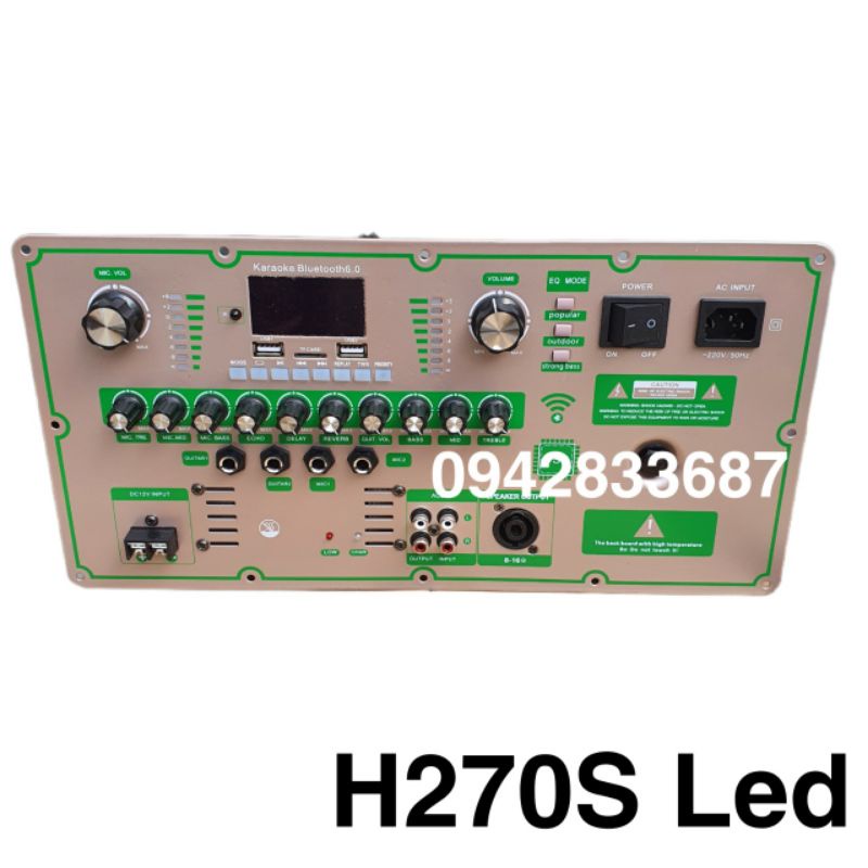 Mạch Loa Kéo Reverb H270s nháy nhạc