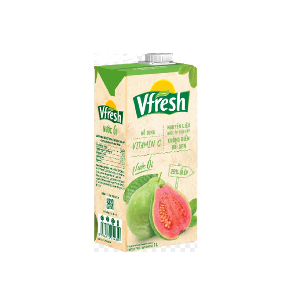 Nước ổi ép Vinamilk Vfresh - Hộp 1L