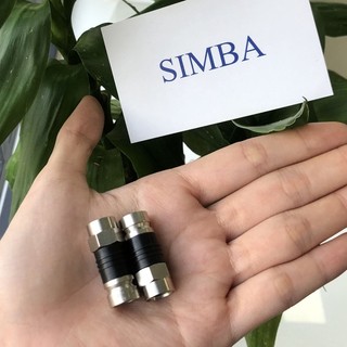 10 Jack F5, Rắc F5 nén, Đầu nối F5 chống nước loại xịn chuẩn USA  đen, PCTERS6, hãng PCT-USA