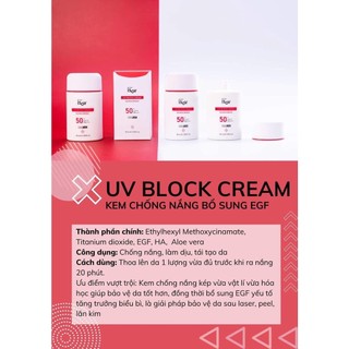 Kem chống nắng uv block isov spf 50ml