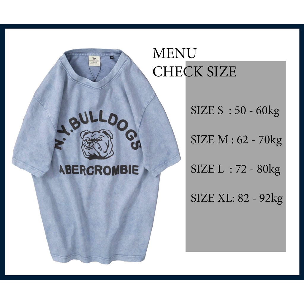 ÁO THUN UNISEX NY - - ÁO PHÔNG bulldogs CAO CẤP WASH BỤI SIZE LỚN (50 -95kg)
