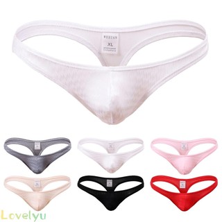 [ FAST SHIPPING ]Men Briefs T-back Trunks Underpants Bikini Breathable G-string Low-rise