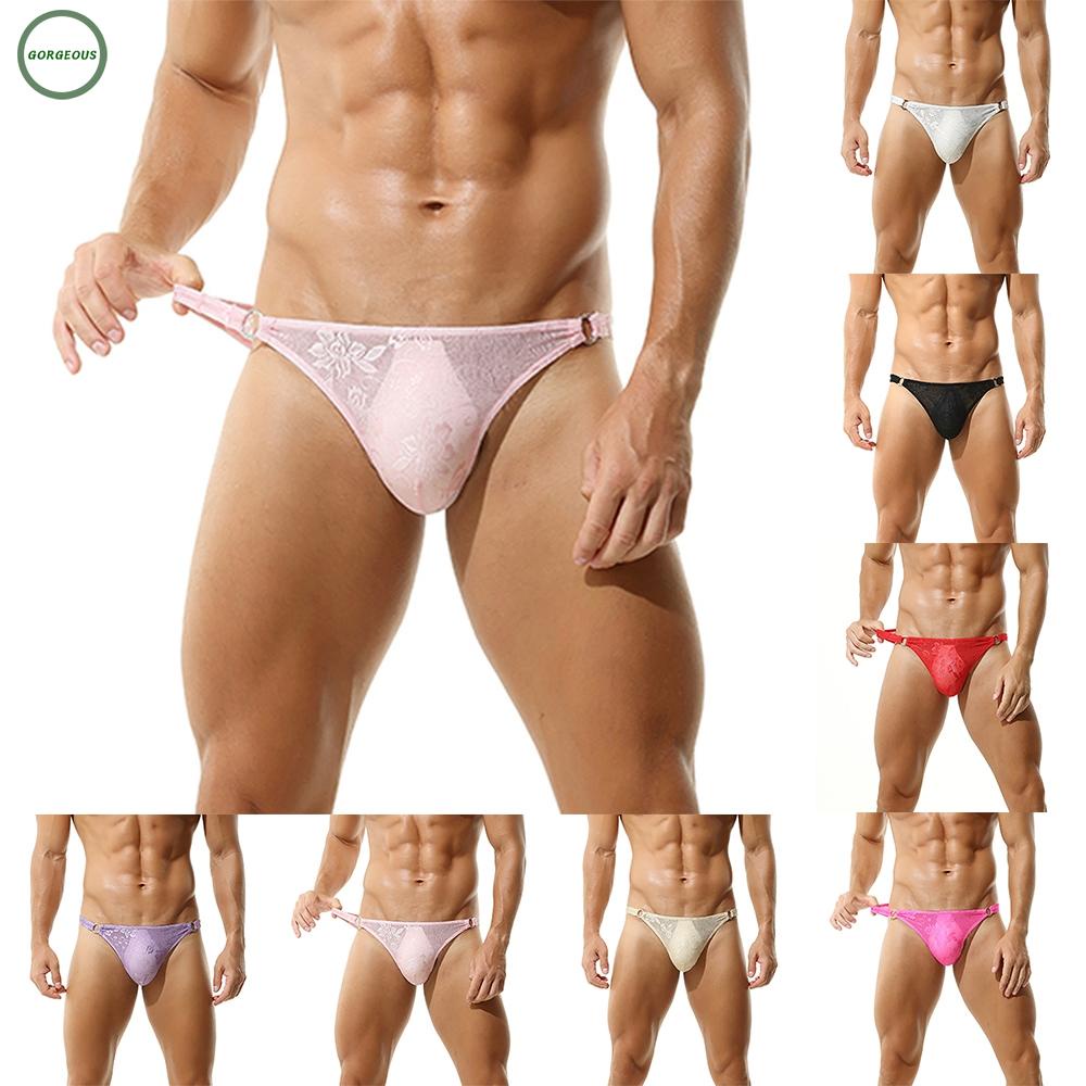 GORGEOUS~Briefs Underpants Underwear Erotic Lingerie Gay Knickers LaceBreathable