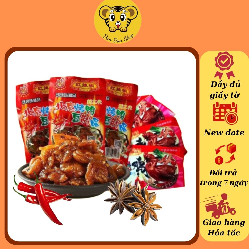 Khô gà cay Tứ Xuyên gói 23 gram thơm cay bùng vị, gà ngọt tuổi thơ. Giao hàng hoả tốc Hà Nội 24/24h