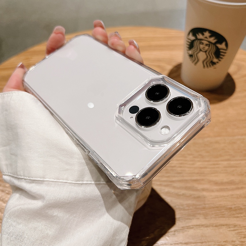 Ốp Điện Thoại iPhone 14 13 Pro max 14 plus case ốp lưng điện thoại i phone 14 13 promax Trong Suốt Chống Sốc Cao Cấp Sang Trọng Cho iP 14ProMax Plus 13 Pro Max