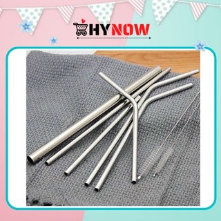 Ống Hút inox Thép Không Gỉ Dạng Thẳng, Cong, Trân Châu, Cọ Rửa ống Hút " Hàng Loại 1 " An Toàn Chất Lượng