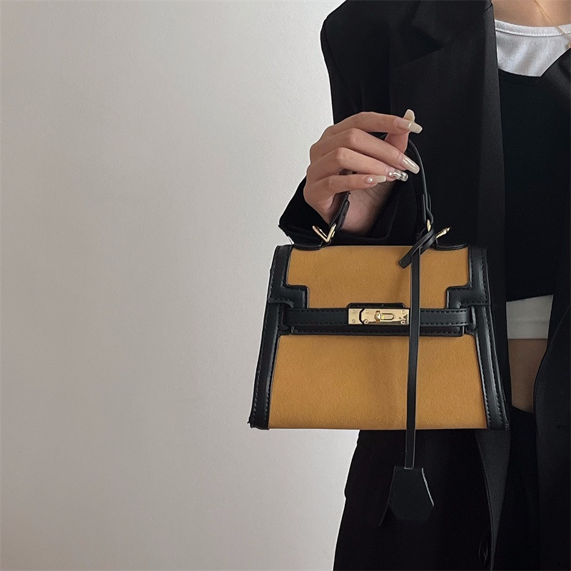 Túi Đeo Chéo Màu Nhám Phong Cách retro Cao Cấp Cho Nữ