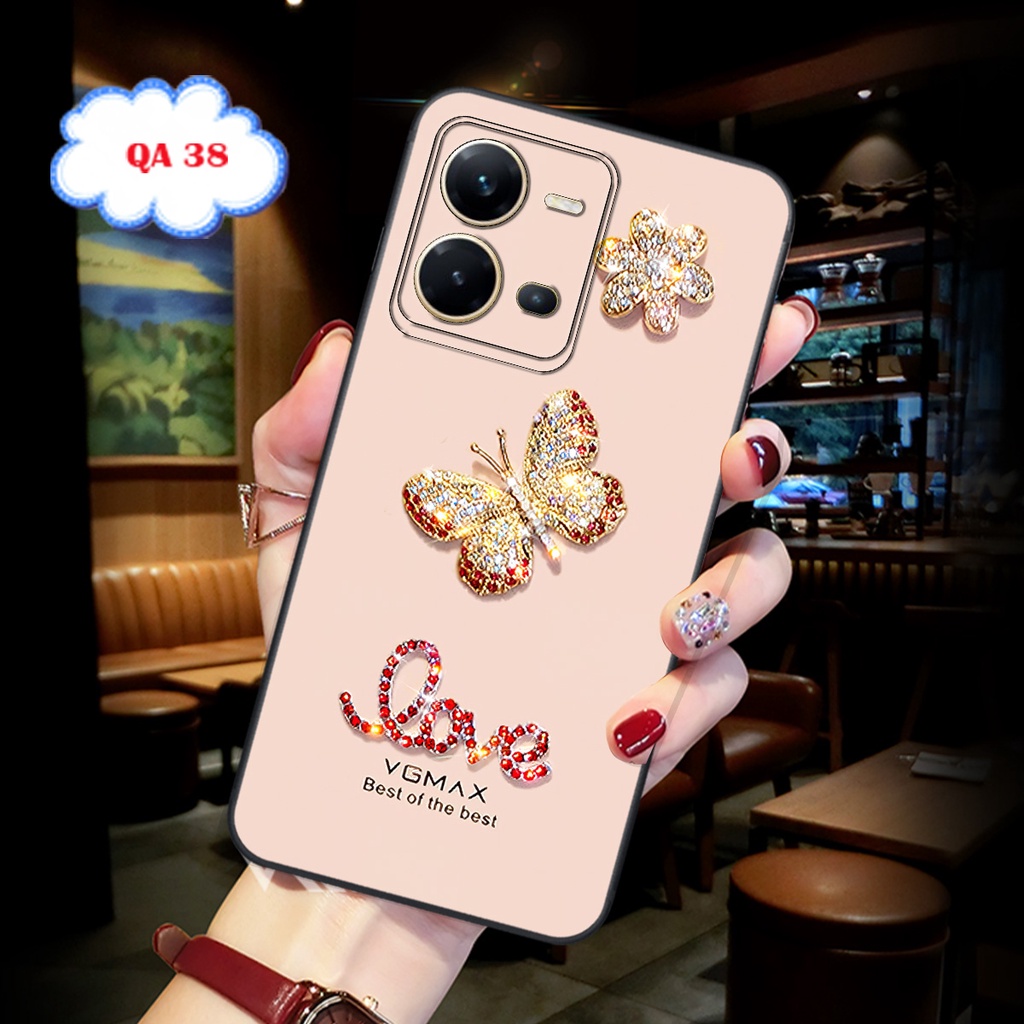 Ốp Vivo Vivo V25 / V25E in hình Lấp Lánh Kim Cương, Sang trọng, Quý Phái