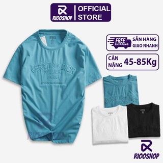 [XẢ KHO] Áo phông nam cổ tròn, áo thun nam cotton logo dập nổi CHRIST RTX091