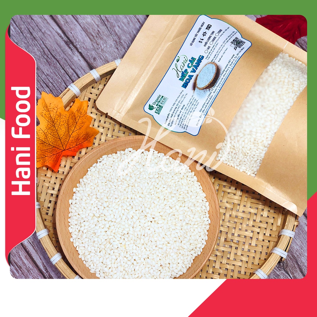 1Kg Gạo Nếp Bắc (Nếp Cái Hoa Vàng) Chuẩn Sạch Ngon, Đặc Sản Tây Bắc Dẻo Thơm 🌾 Hani Healthy Food